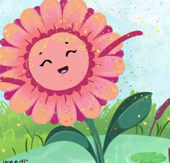 Zinnia the wildflower